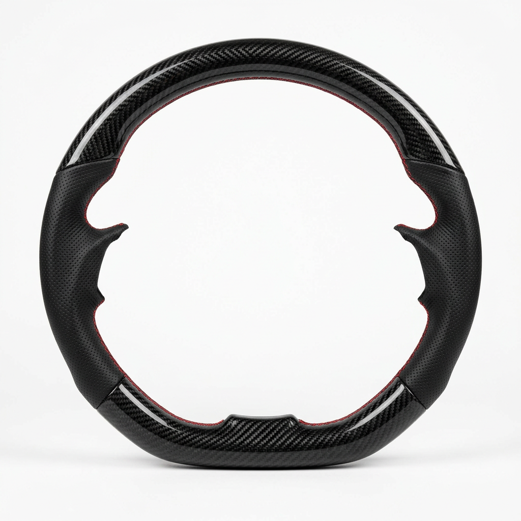 Premium Carbon Fiber Steering Wheel Cover